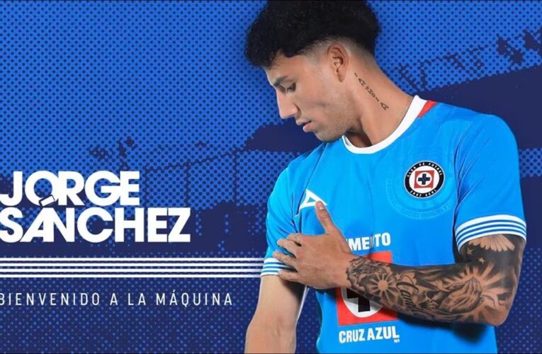 Cruz Azul ya hizo oficial la llegada de Jorge Sánchez como su nuevo refuerzo para el Apertura 2024