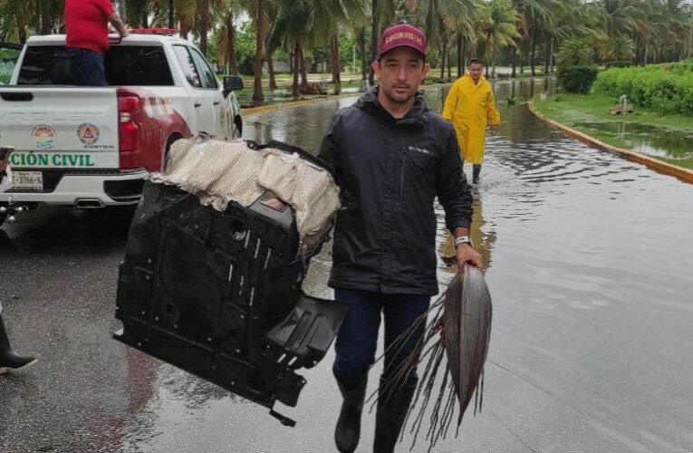 Con mínimas afectaciones, Cancún pasa a Alerta Amarilla tras huracán Berly