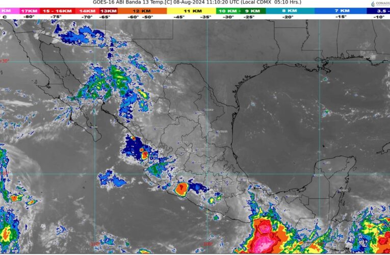 Pronostican lluvias en más de 20 entidades y caída de granizo