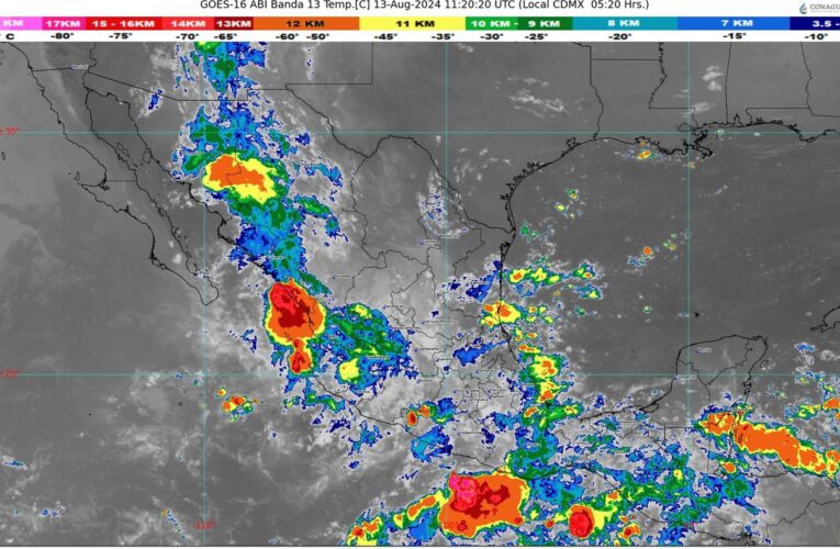 Onda tropical número 16 recorrerá la Península de Yucatán y el Sureste