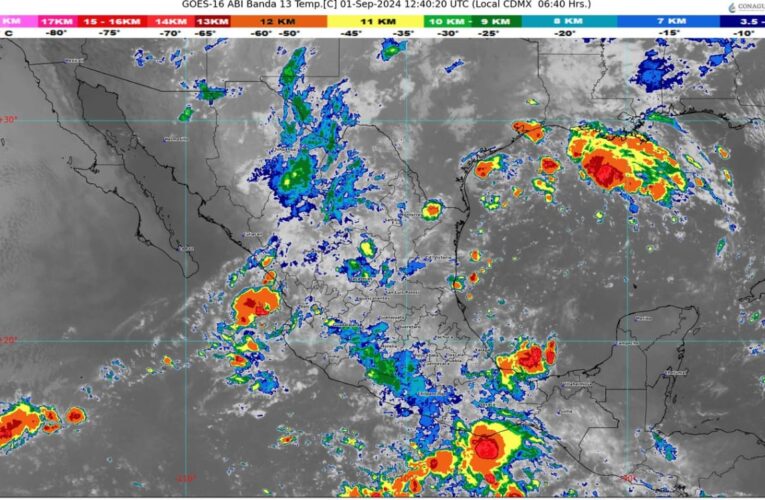 El sistema frontal número uno sigue afectando a México