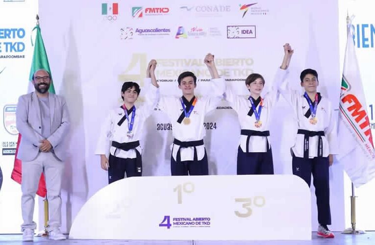 Obed Martínez, de Aguascalientes, se Lleva Medalla de oro en Torneo Nacional de Taekwondo