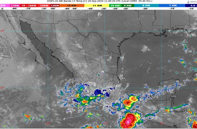 El frente frío número 2 se mantendrá sobre el norte de la República Mexicana