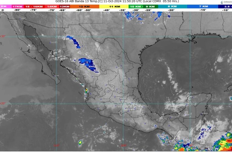 Lluvias y vientos fuertes en varias regiones de México