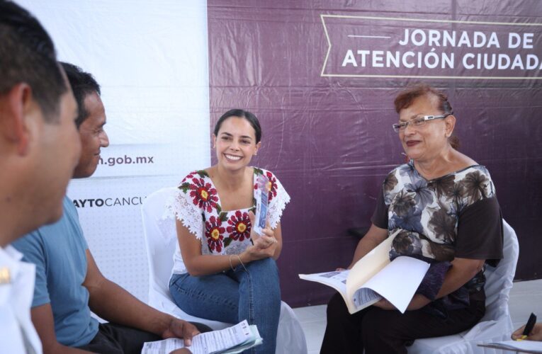 Anuncia Ana Paty Peralta próximas Jornadas de Atención Ciudadana “¡Cancún Nos Une!”