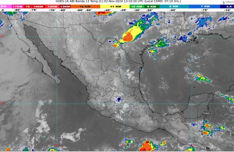 Frente frío trae nevadas al norte de Baja California