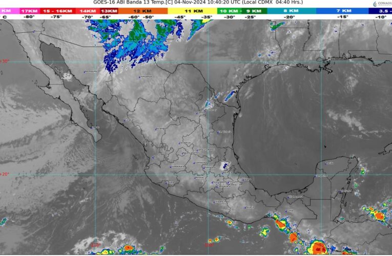 El frente frío número 7 se desplazará en el Norte de México