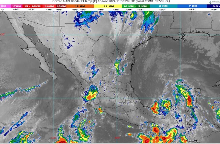 Frente frío número 10 se desplazará sobre México