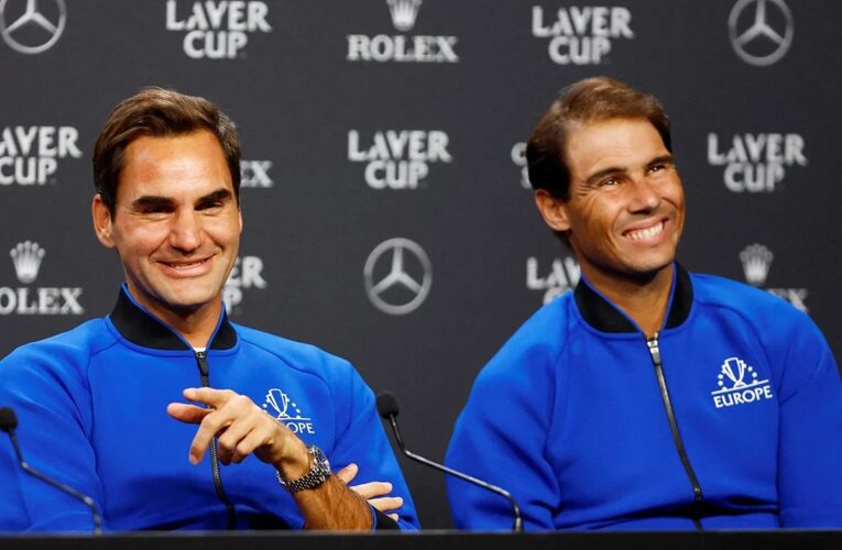 Federer brinda efusiva carta a Nadal antes de su adiós