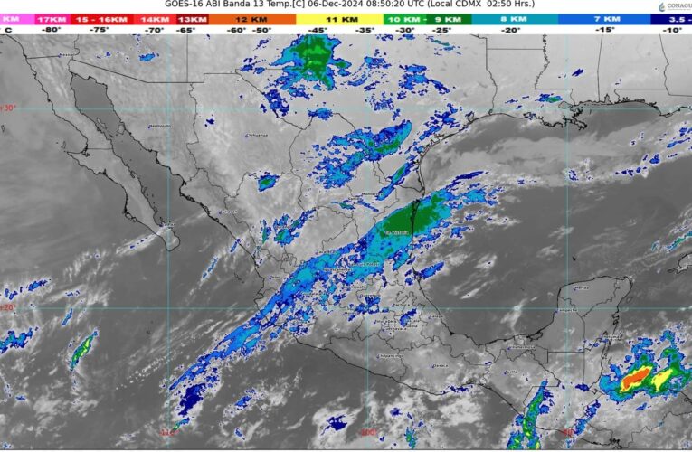 El frente frío número 13 se extenderá en Mexico