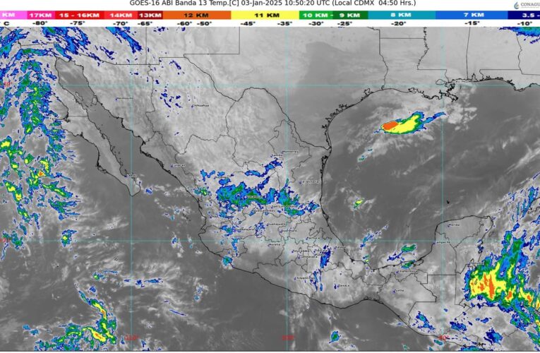 Frente frío número 20 sigue afectando a México