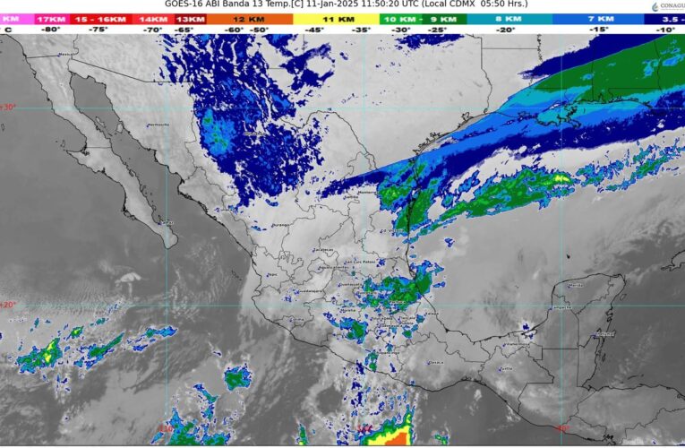 El frente frío número 22 se desplazará sobre el sureste mexicano