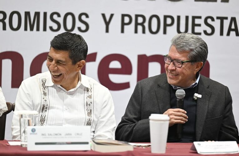 Ricardo Monreal refuerza compromiso con Oaxaca en reunión con autoridades locales