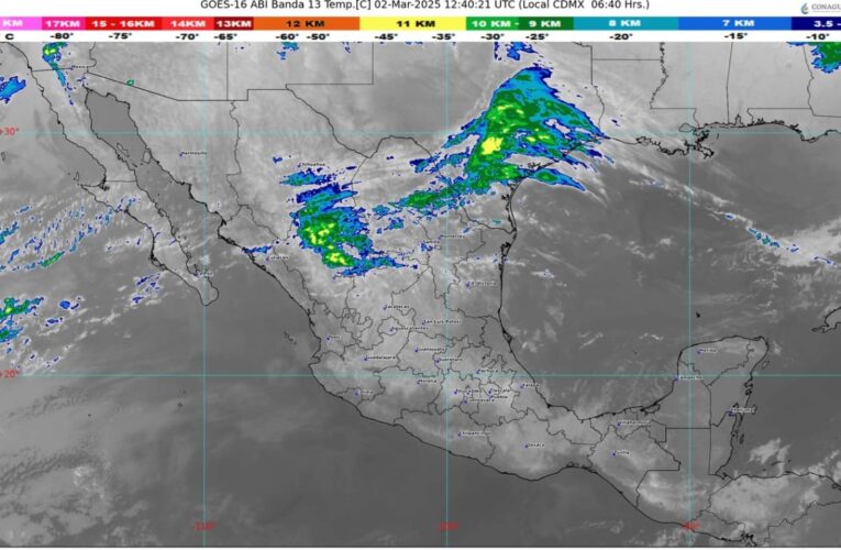 Dos frentes fríos afectan a la República Mexicana