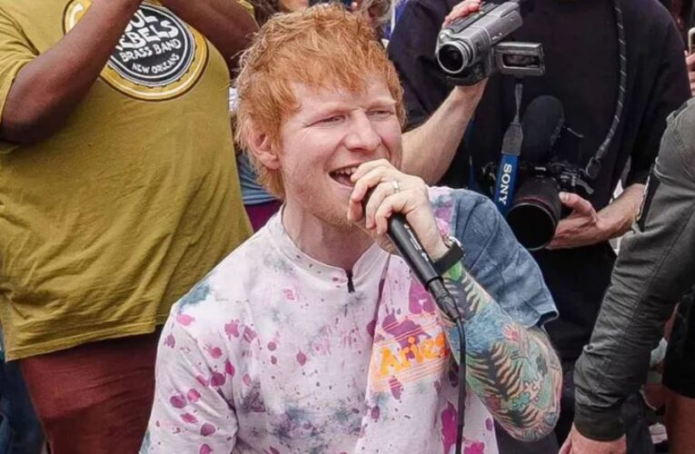 Ed Sheeran sorprende con concierto al aire libre y nueva canción en vivo