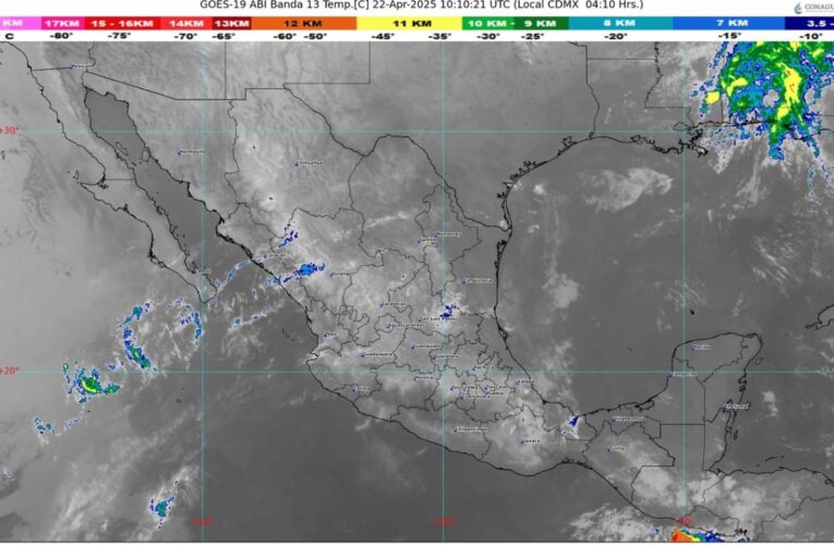 Pronostican lluvias y nueva onda de calor en México