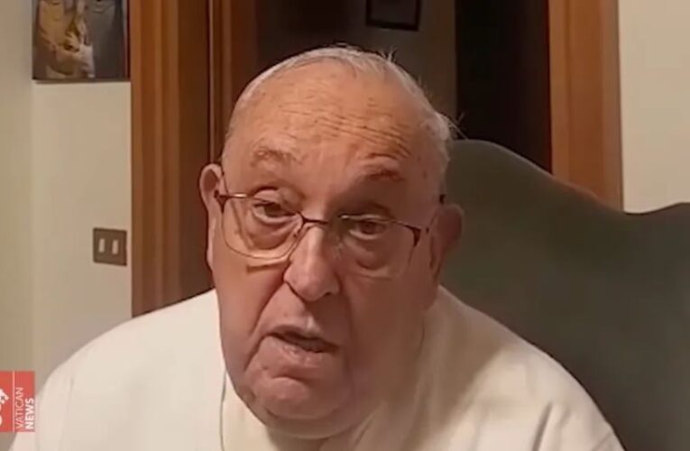 Difunden video inédito del papa Francisco; así lo grabaron poco antes de que empeorara su salud
