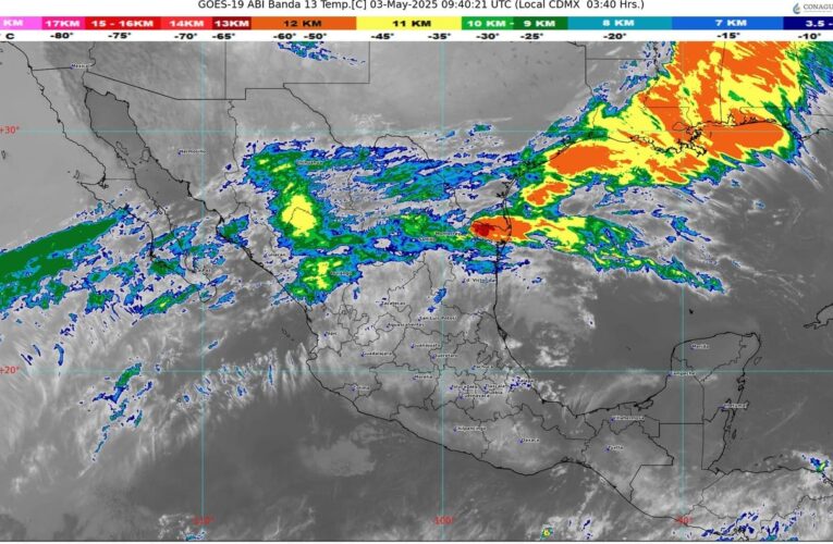 Un frente frío se extenderá sobre el norte y noreste de México