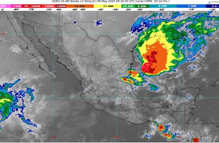 El frente frío 42 se desplazará sobre Tamaulipas y Veracruz