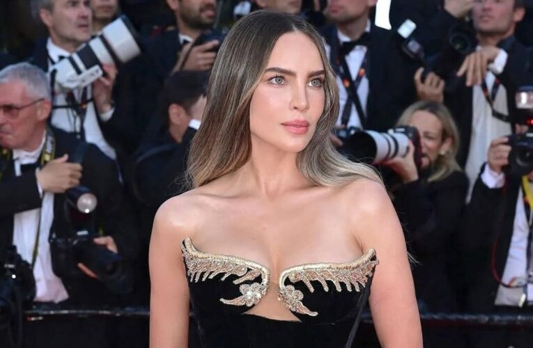 ¡Espectacular! Belinda desfila por primera vez en la alfombra roja del Festival de Cannes