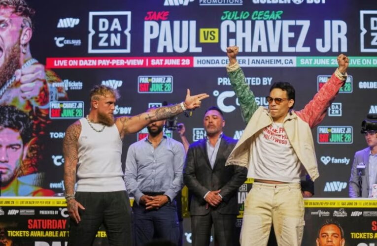Jake Paul lanza duro mensaje a Chávez Jr.: ‘No puedes vencerme a mí ni a tu adicción’