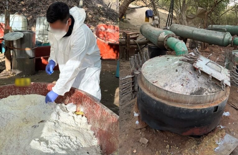 ICE informa el desmantelamiento de narcolaboratorios en Sinaloa