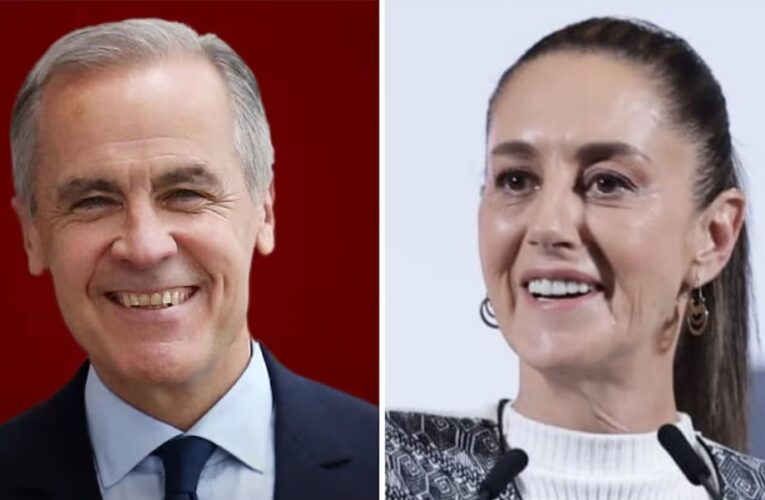 Claudia Sheinbaum sostuvo llamada con Mark Carney, primer ministro de Canadá