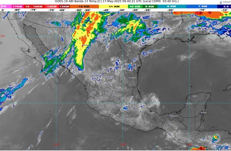 Ambiente caluroso a muy caluroso, en gran parte de la República Mexicana