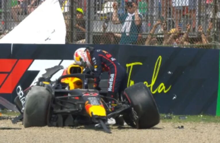 Yuki Tsunoda sufre accidente y vuelca en clasificación del GP de Emilia-Romagna