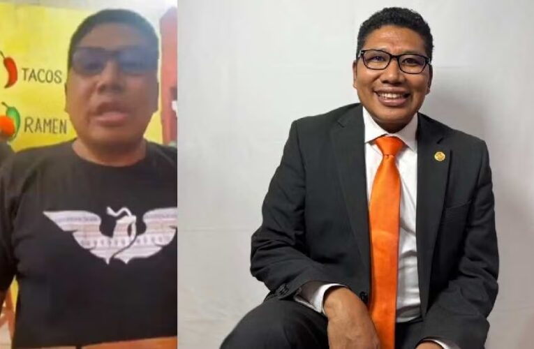 Diputado de Veracruz toma sesión desde una taquería y genera polémica