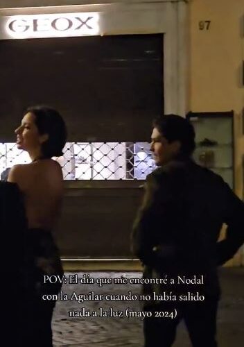 Filtran imágenes de Ángela Aguilar y Christian Nodal en Roma antes de hacer oficial su relación