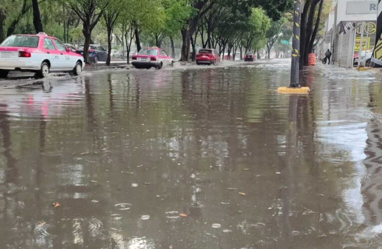 Se registran Afectaciones por lluvias en Ciudad de México
