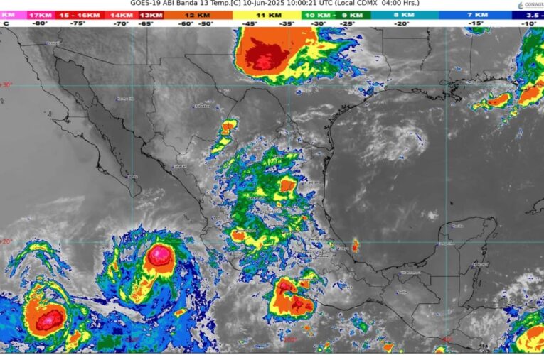 Una onda tropical originará lluvias muy fuertes en el sureste mexicano