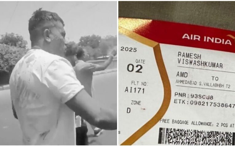 Un pasajero sobrevivió al accidente aéreo de Air India saltado del avión: “había cuerpos a mi alrededor”