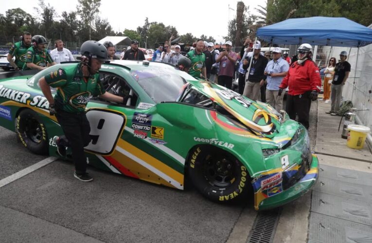 Daniel Suárez sufre choque en clasificación de NASCAR Xfinity Series; saldrá al fondo de la parrilla