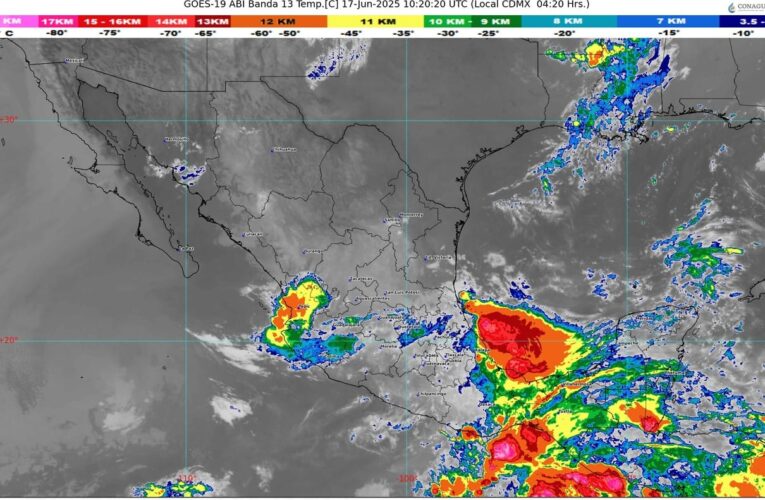 La tormenta tropical Erik se localizará al sur de las costas de Chiapas