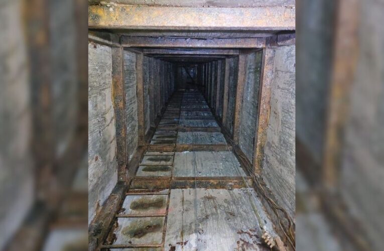 Descubren narcotúnel de 600 m en Tijuana que conectaba con San Diego