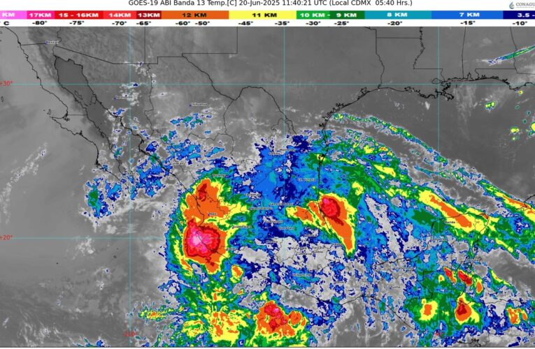 Lloverá en gran parte de México