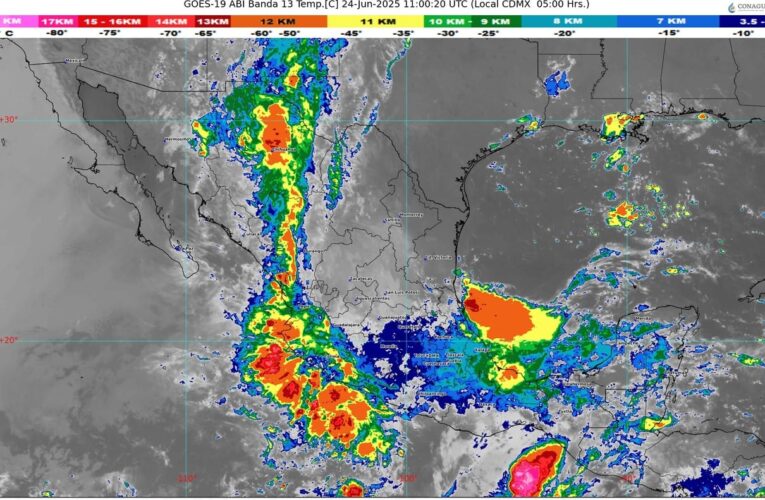 Pronostican lluvias sobre gran parte del territorio nacional