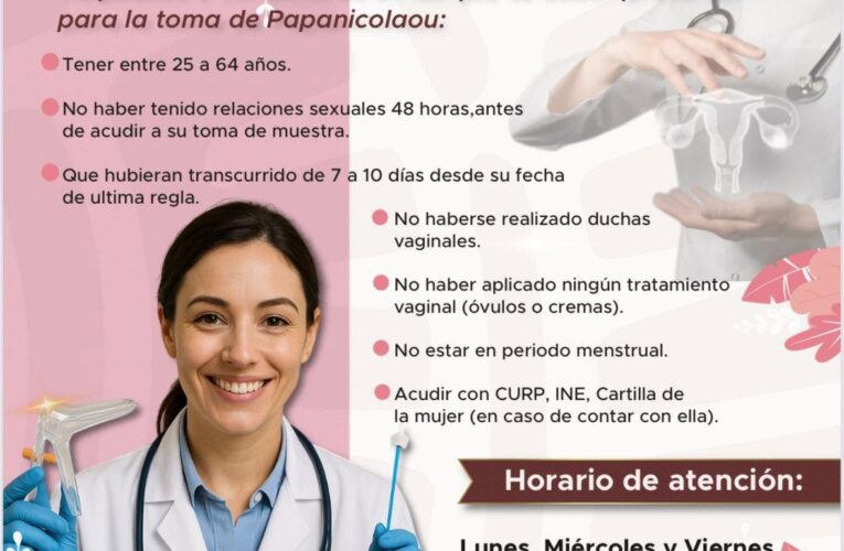 Ayuntamiento de Cuautla refuerza campaña gratuita de Papanicolau para detección oportuna