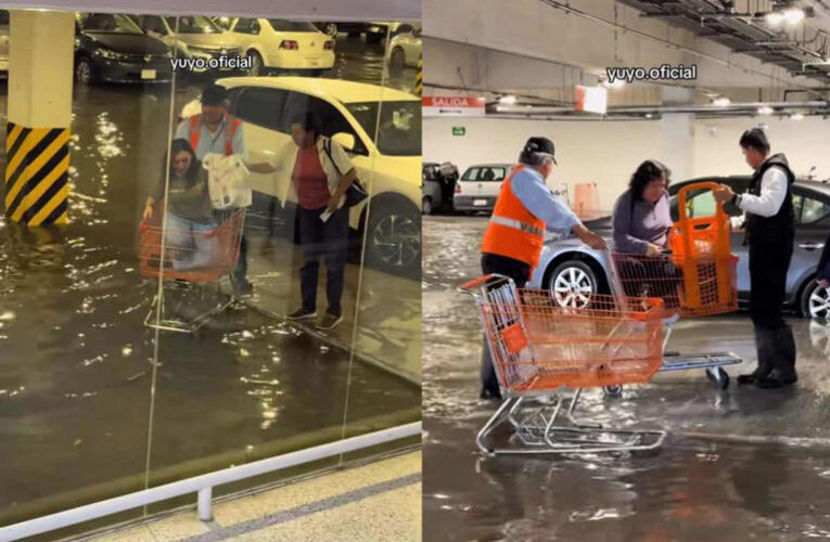 ‘Viene, viene’ se vuelve viral por ingenioso “servicio de transporte” durante temporada de lluvias en Puebla
