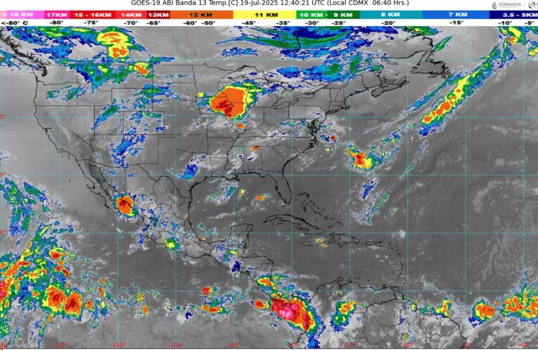 Alerta por lluvias muy fuertes en siete estados del país