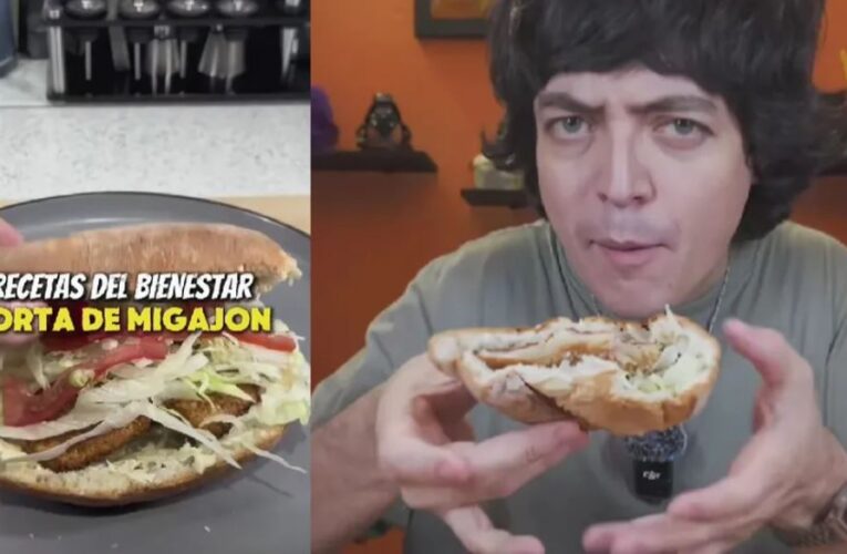 Viralizan torta de milanesa hecha sólo con pan