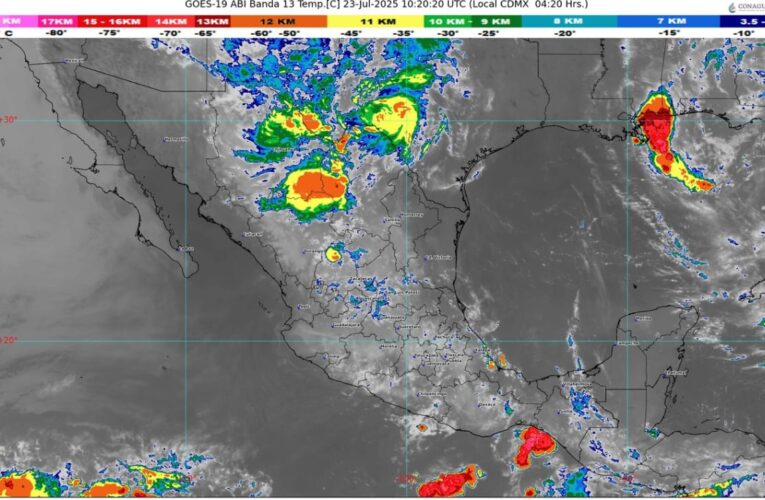 Pronostican lluvias y calor, en gran parte de México