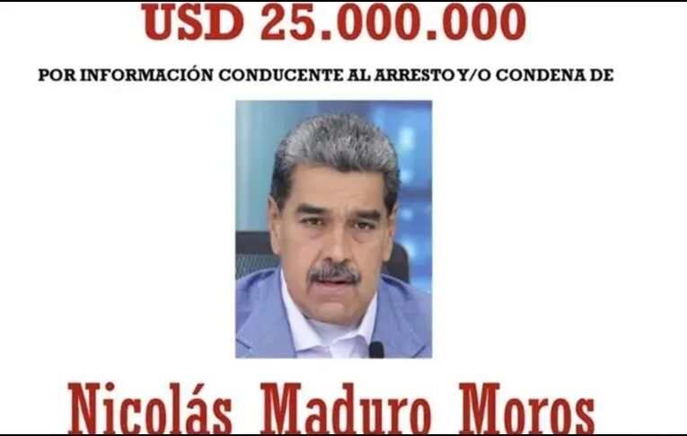 DEA ofrece recompensa por información para capturar a Nicolás Maduro