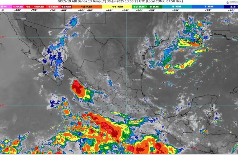 Lluvias intensas, calor extremo y posible ciclón: México enfrenta condiciones meteorológicas severas