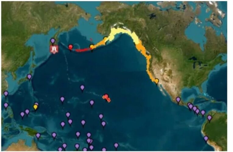 Corrientes más fuertes y olas de un metro se prevén como consecuencia de sismo en Océano Pacífico