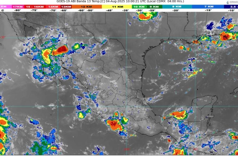 Pronostican que lloverá en varias regiones de México
