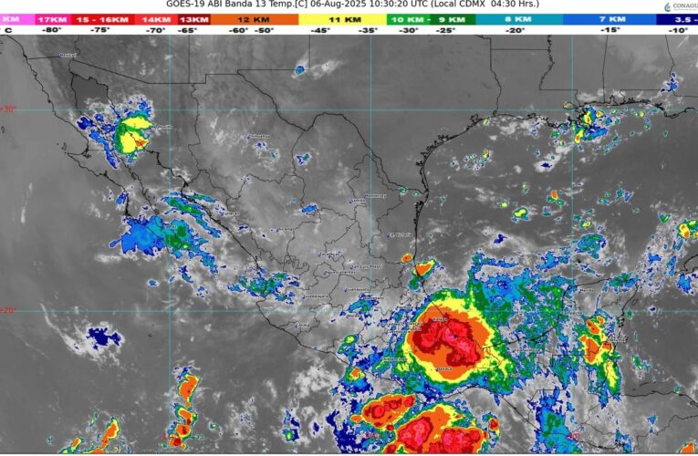 Probable desarrollo ciclónico, al sur de Oaxaca y Guerrero