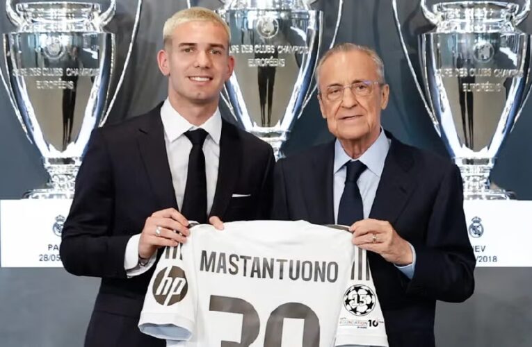 Real Madrid presenta a Franco Mastantuono; usará el número ’30’